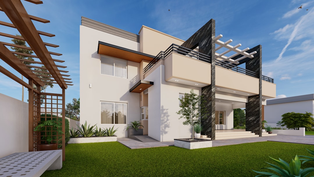 Projeto arquitetônico de casa residencial moderna — Oghma Crédito Construção